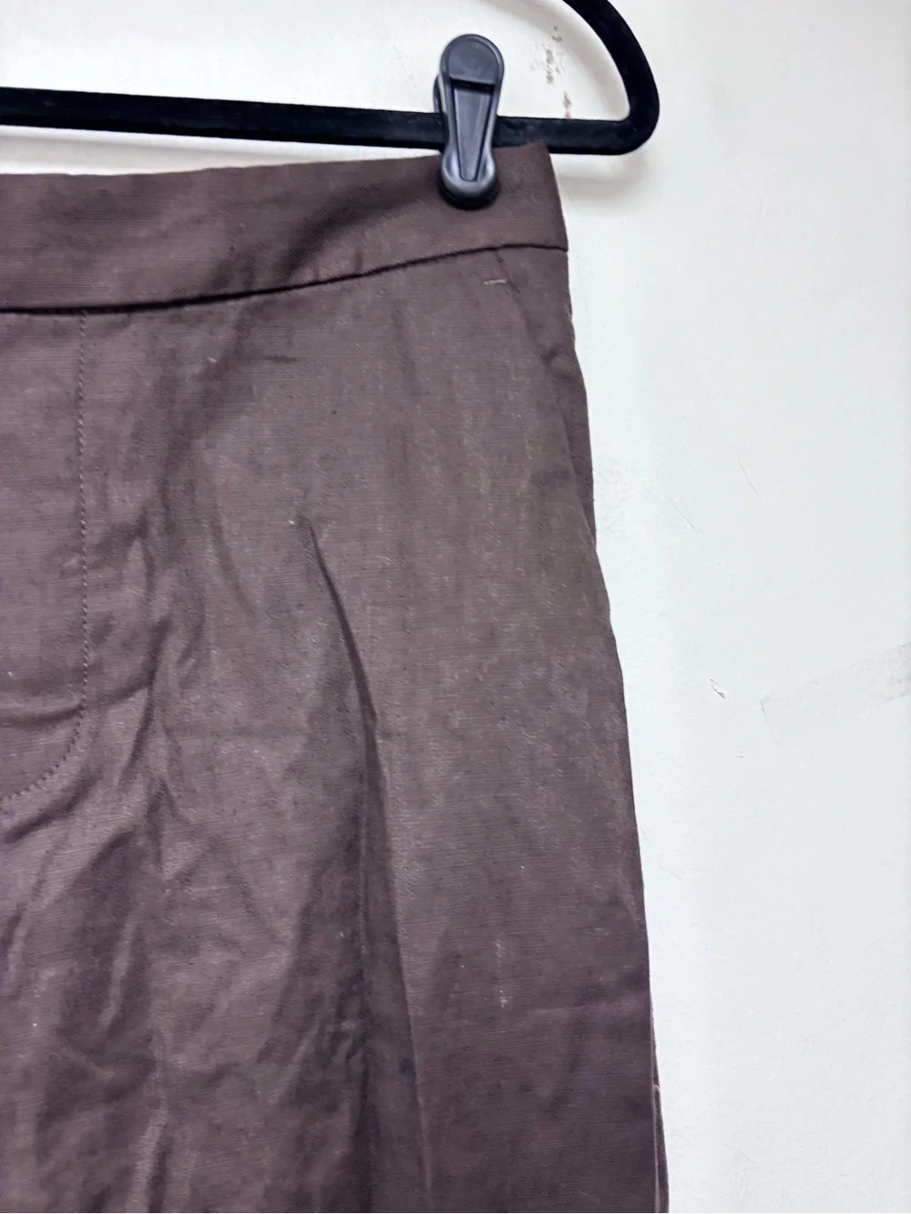 Banana Republic Hayden Wide Leg Linen Blend Pull On Pant